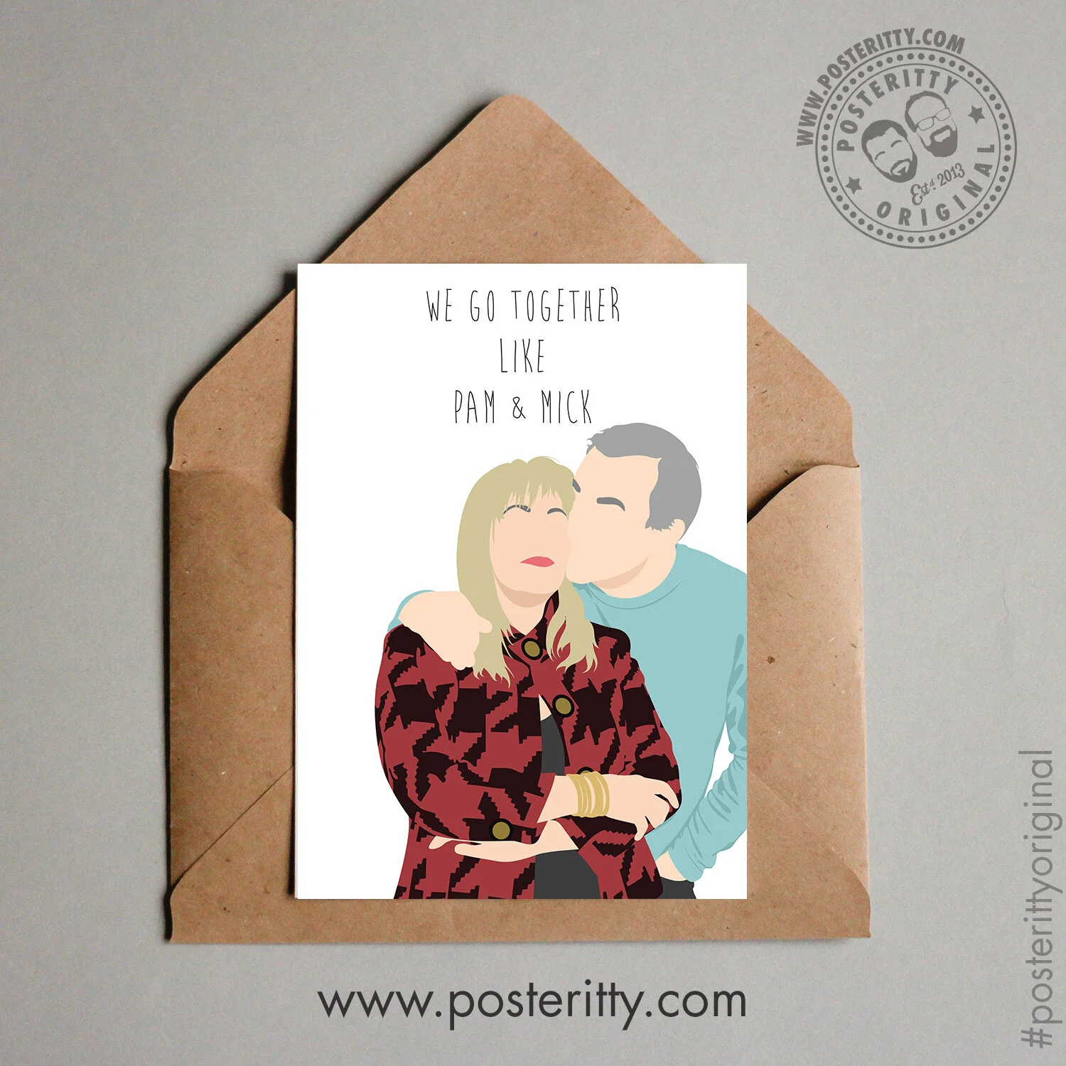 Gavin &amp; Stacey (Pam &amp; Mick) - Minimalist Valentines Card