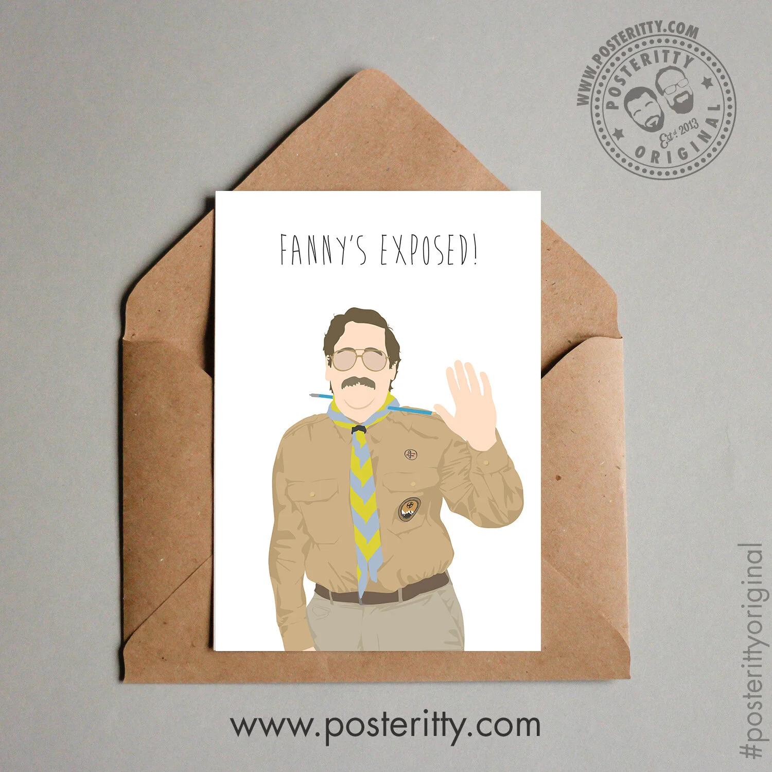 Ghosts (Pat Butcher Fanny's Exposed!) - Minimalist Valentines Card