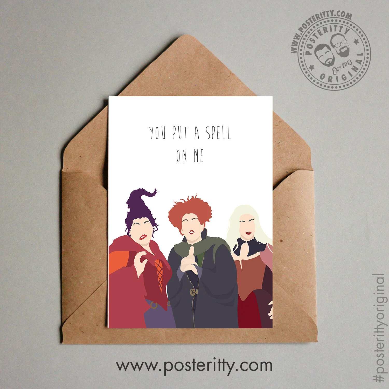 Hocus Pocus - Minimalist Valentines Card