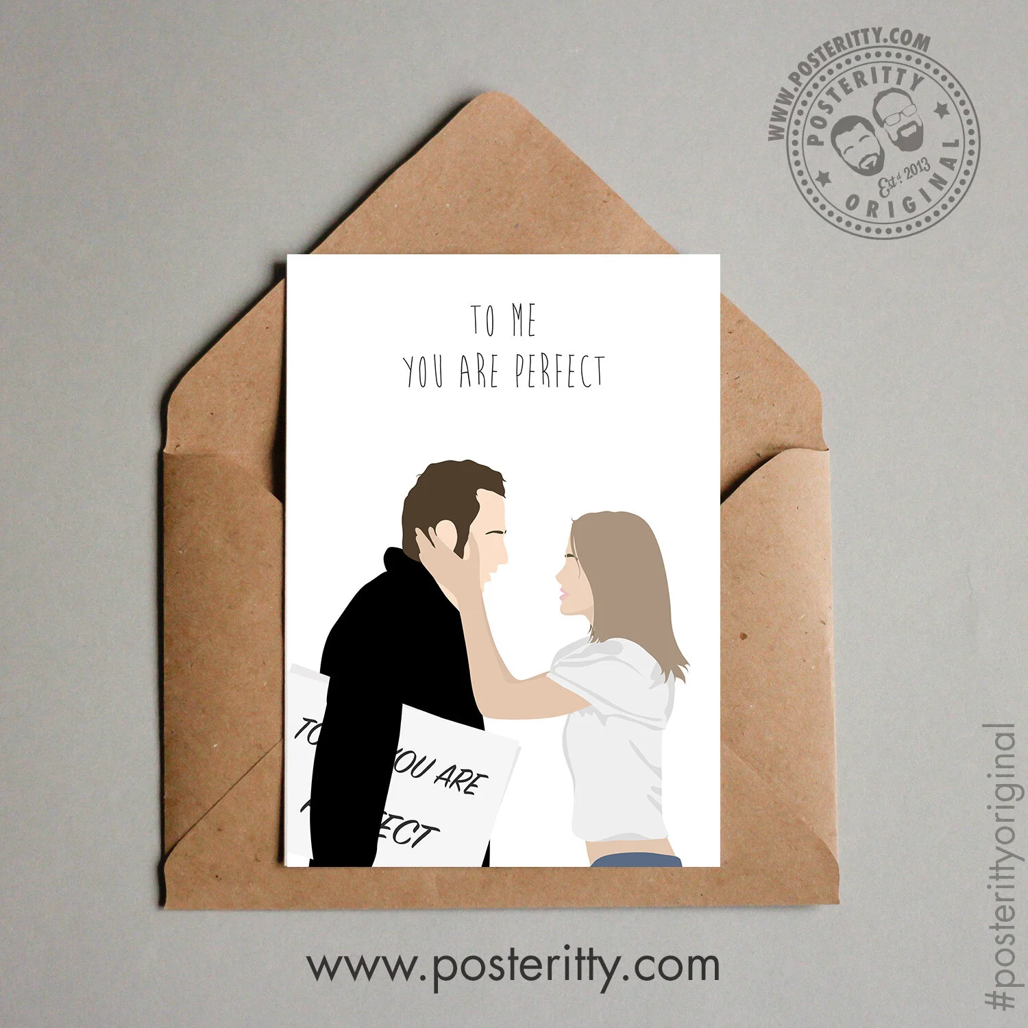 Love Actually (Juliet and Mark) - Minimalist Valentines Card