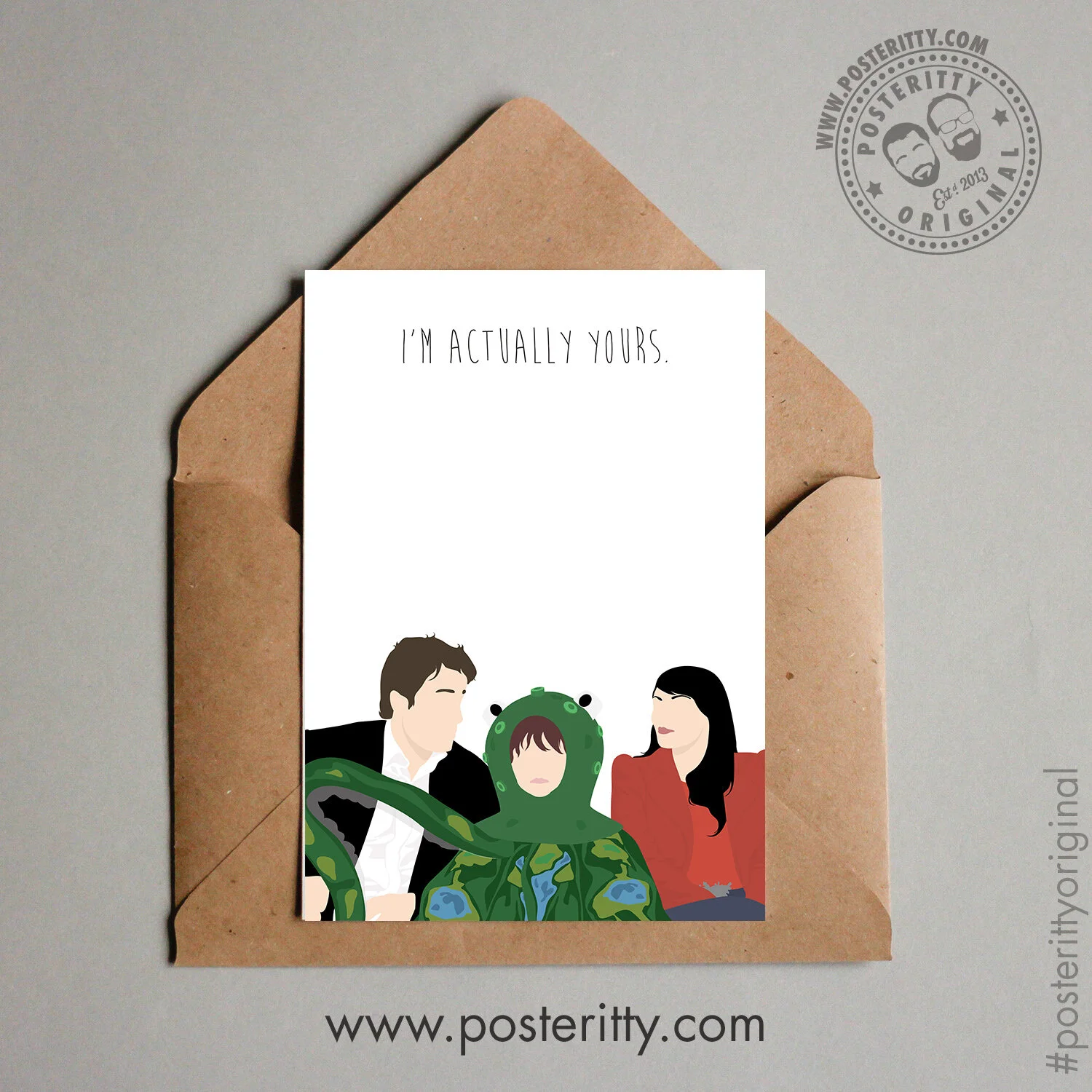 Love Actually (David and Natalie) - Minimalist Valentines Card