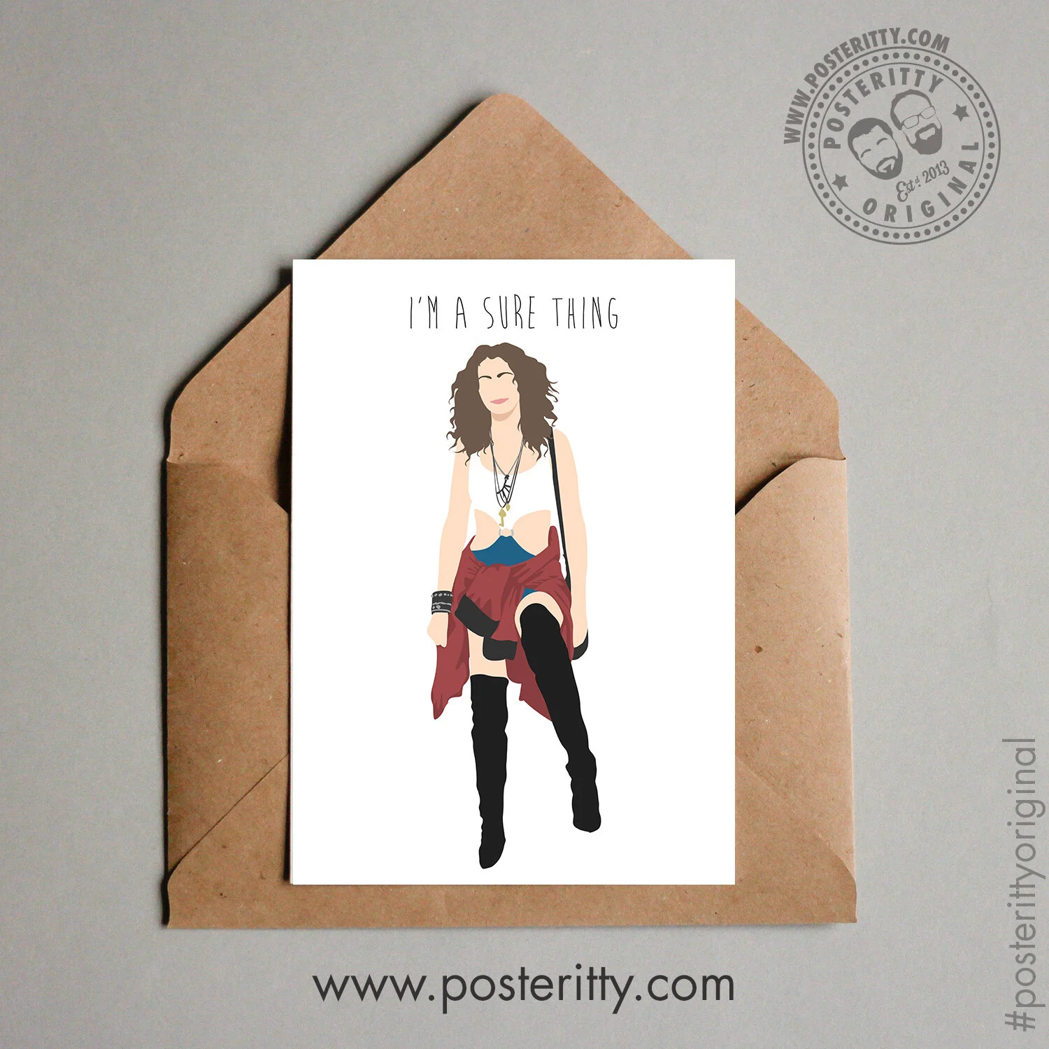 Pretty Woman - Minimalist Valentines Card