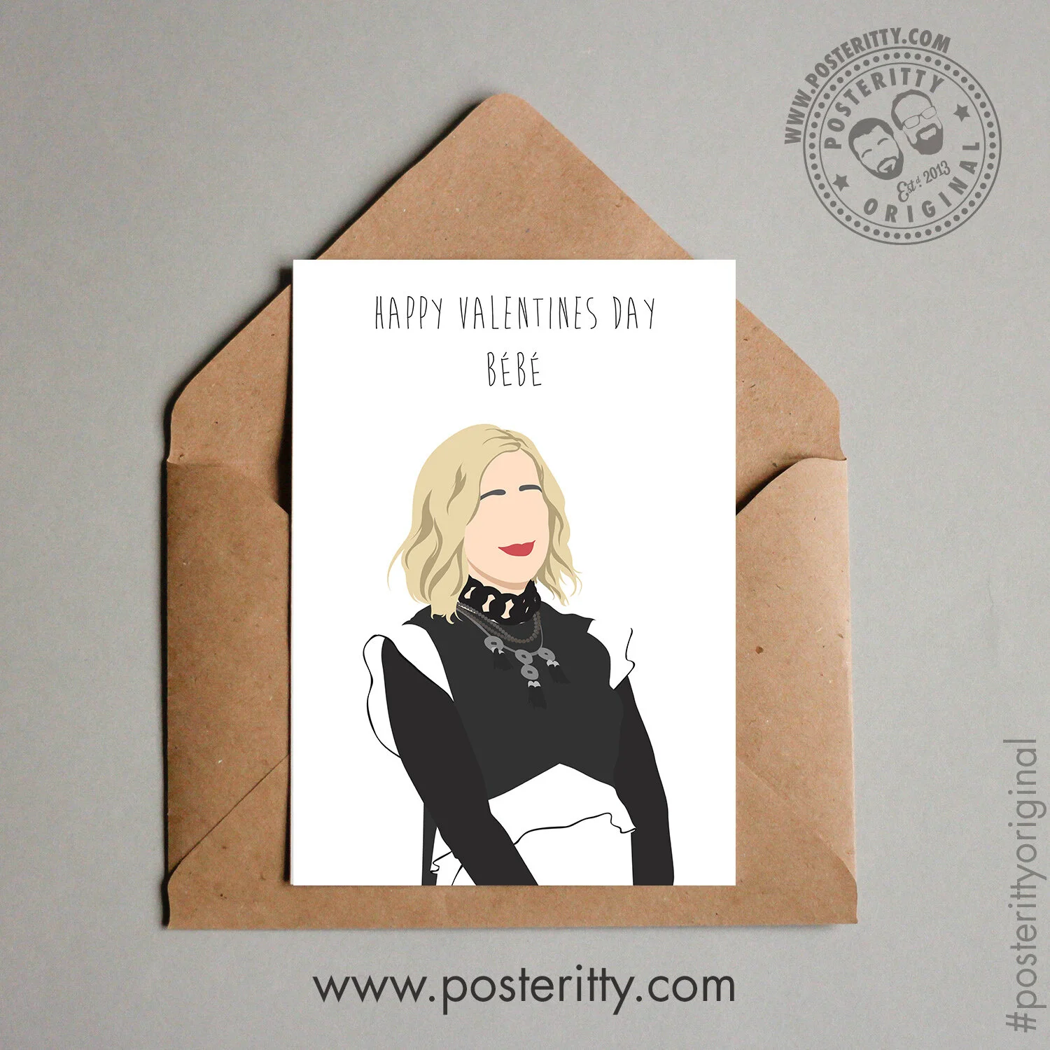 Schitts Creek (Bebe) - Minimalist Valentines Card