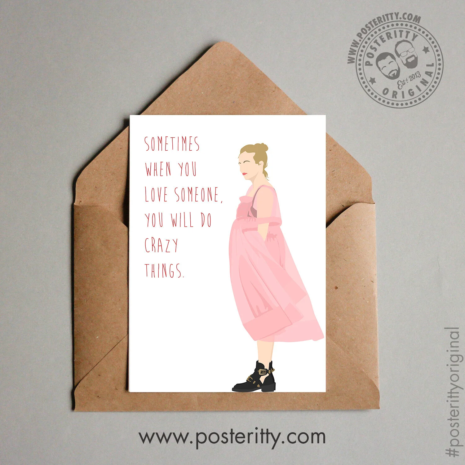 Killing Eve (Villanelle) - Minimalist Valentines Card