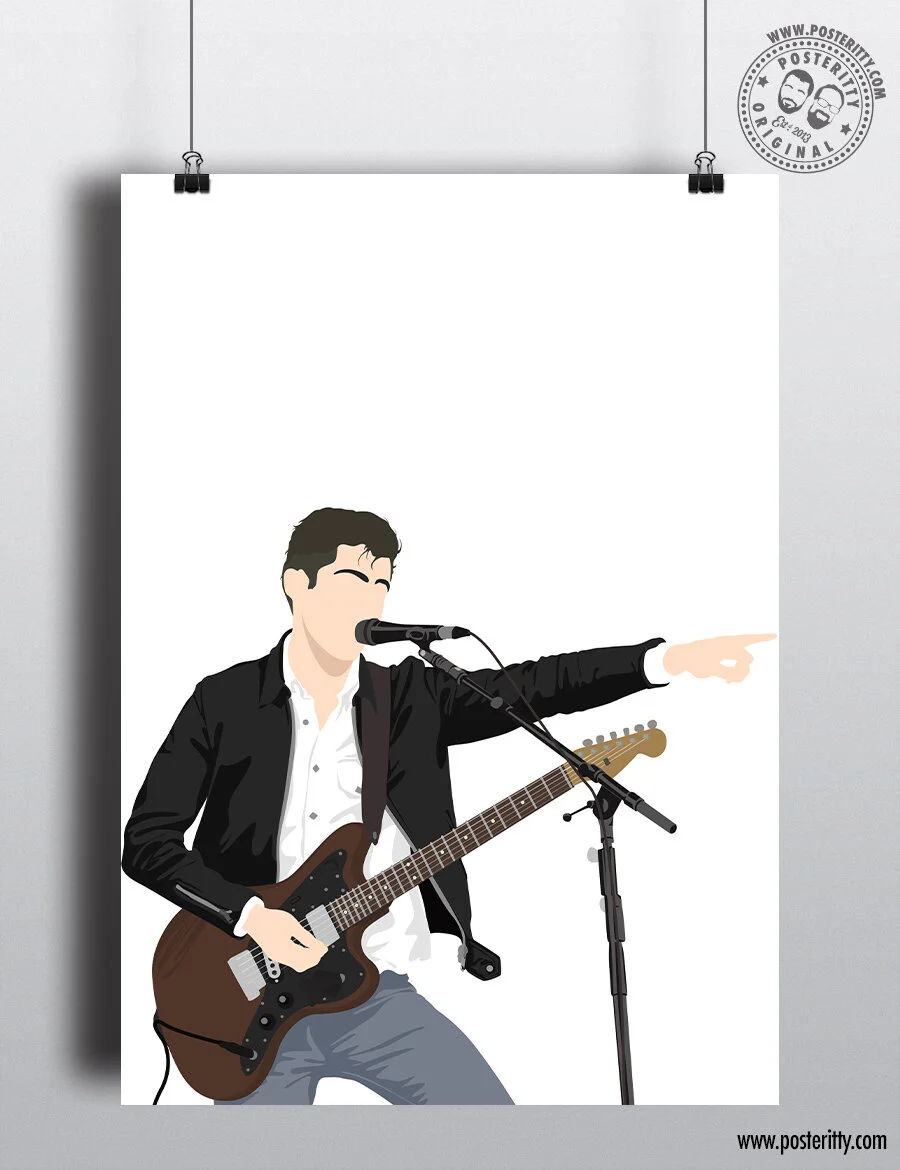 Alex Turner (Arctic Monkeys) - Minimalist Poster
