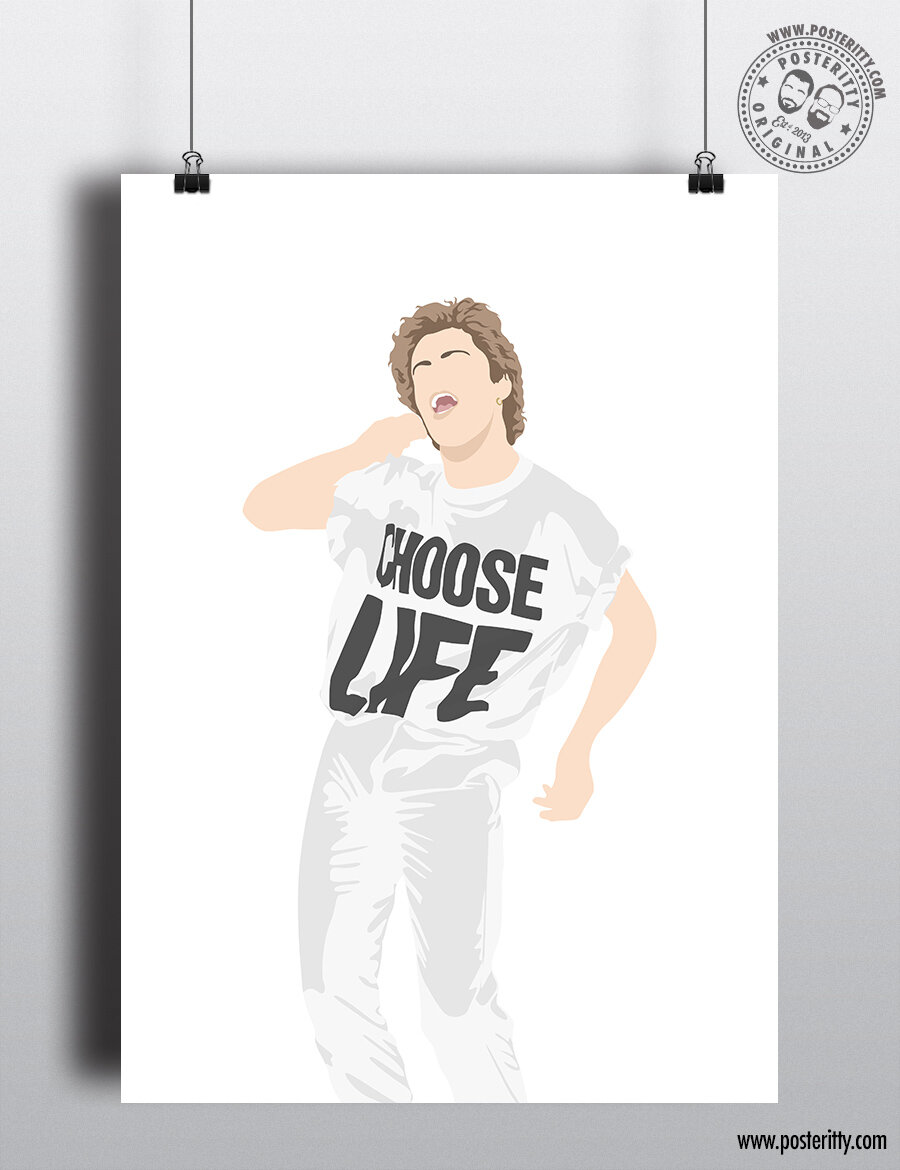 George Micheal (Wham) - Minimalist Poster