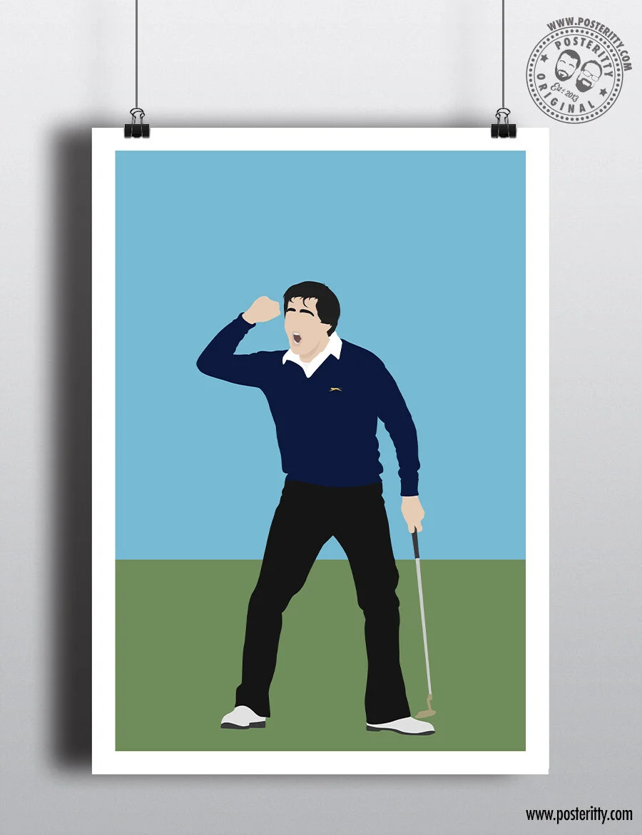 Seve Ballesteros - 1984 Open St Andrews - Minimalist Golf Poster