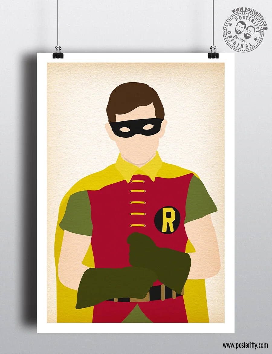 Robin (Burt Ward) - Minimalist TV Poster