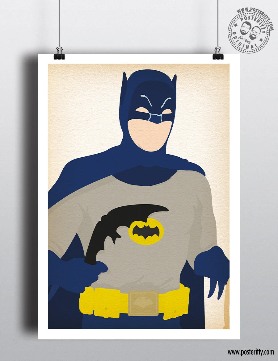 Batman (Adam West) - Minimalist TV Poster