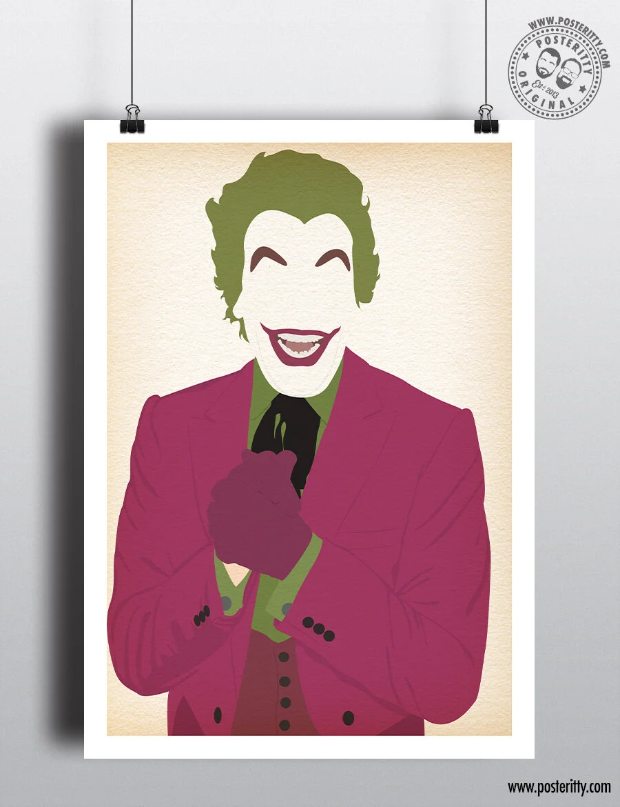 The Joker (Cesar Romero) - Minimalist TV Poster