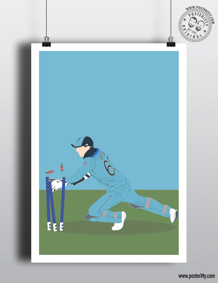 Jos Butler - England Cricket Icons - Minimalist Poster