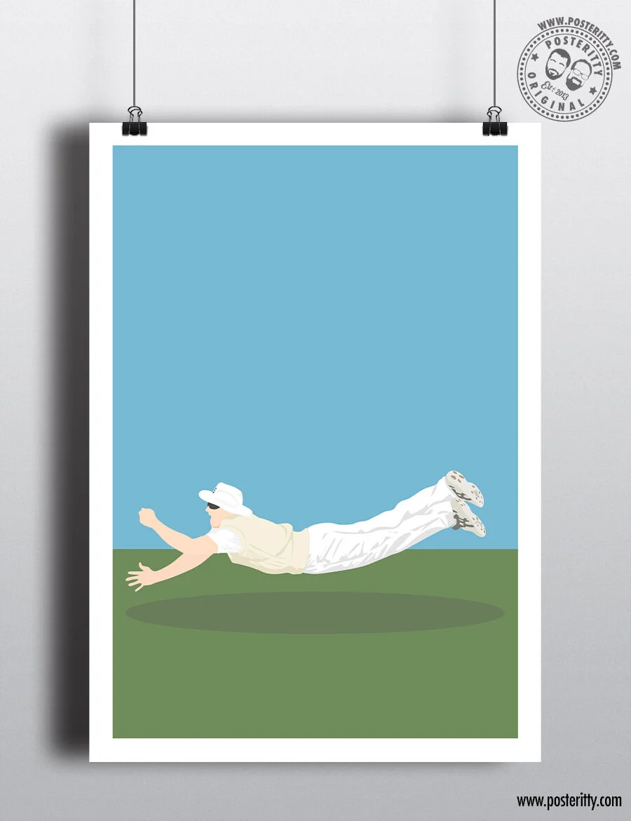 Andrew Strauss - England Cricket Icons - Minimalist Poster