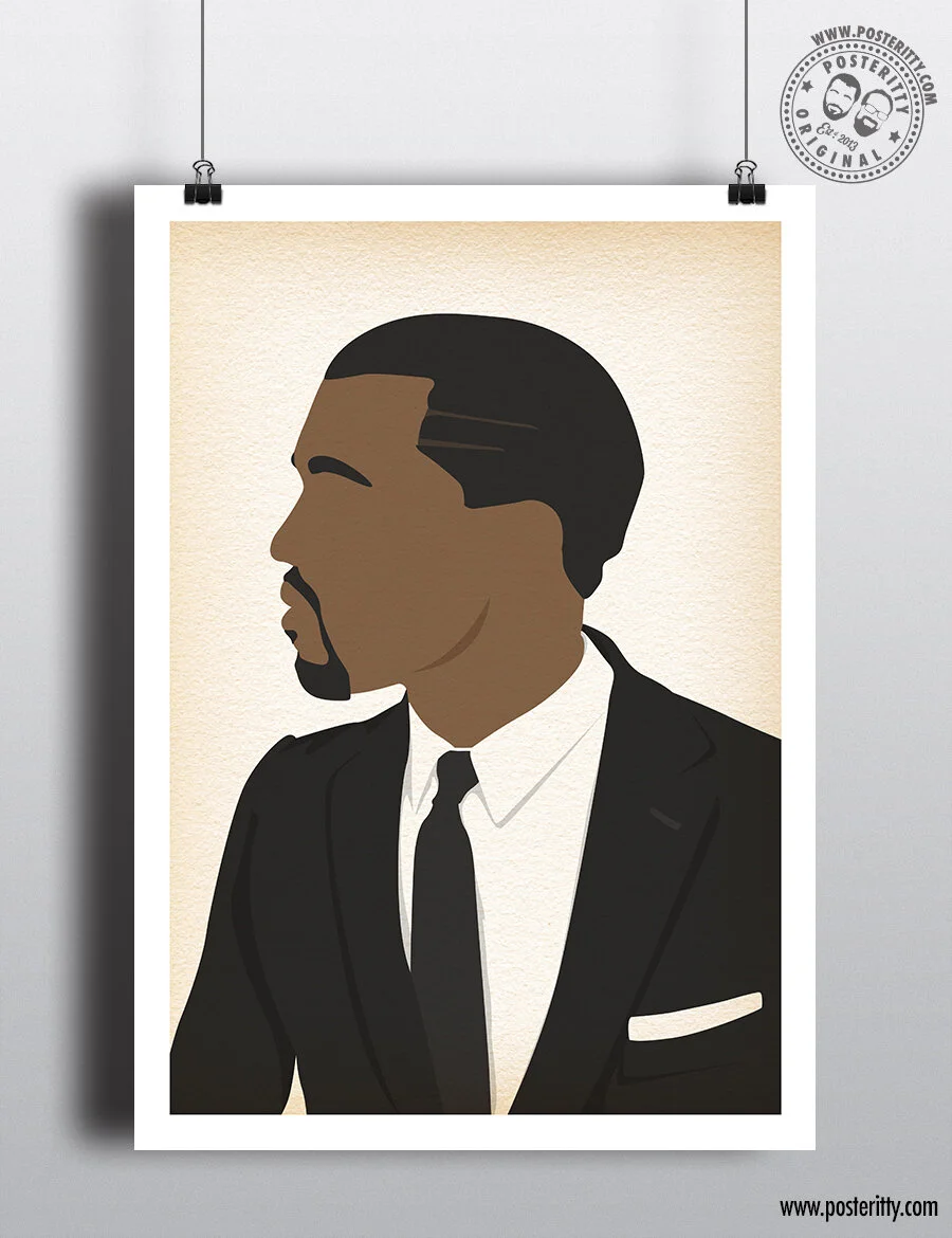 Kanye West (Suit) - Minimalist Music Poster