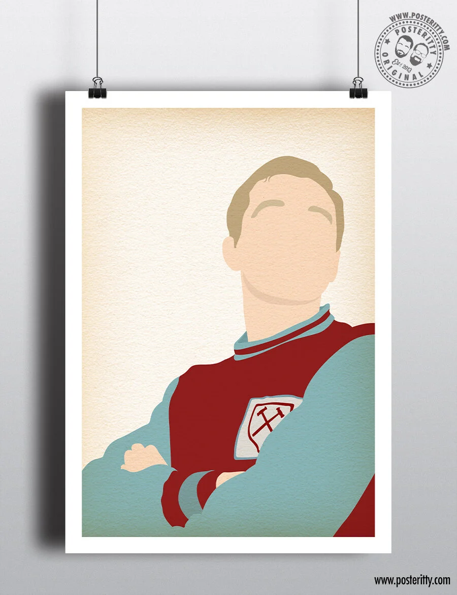 Bobby Moore - West Ham - Minimalist Poster