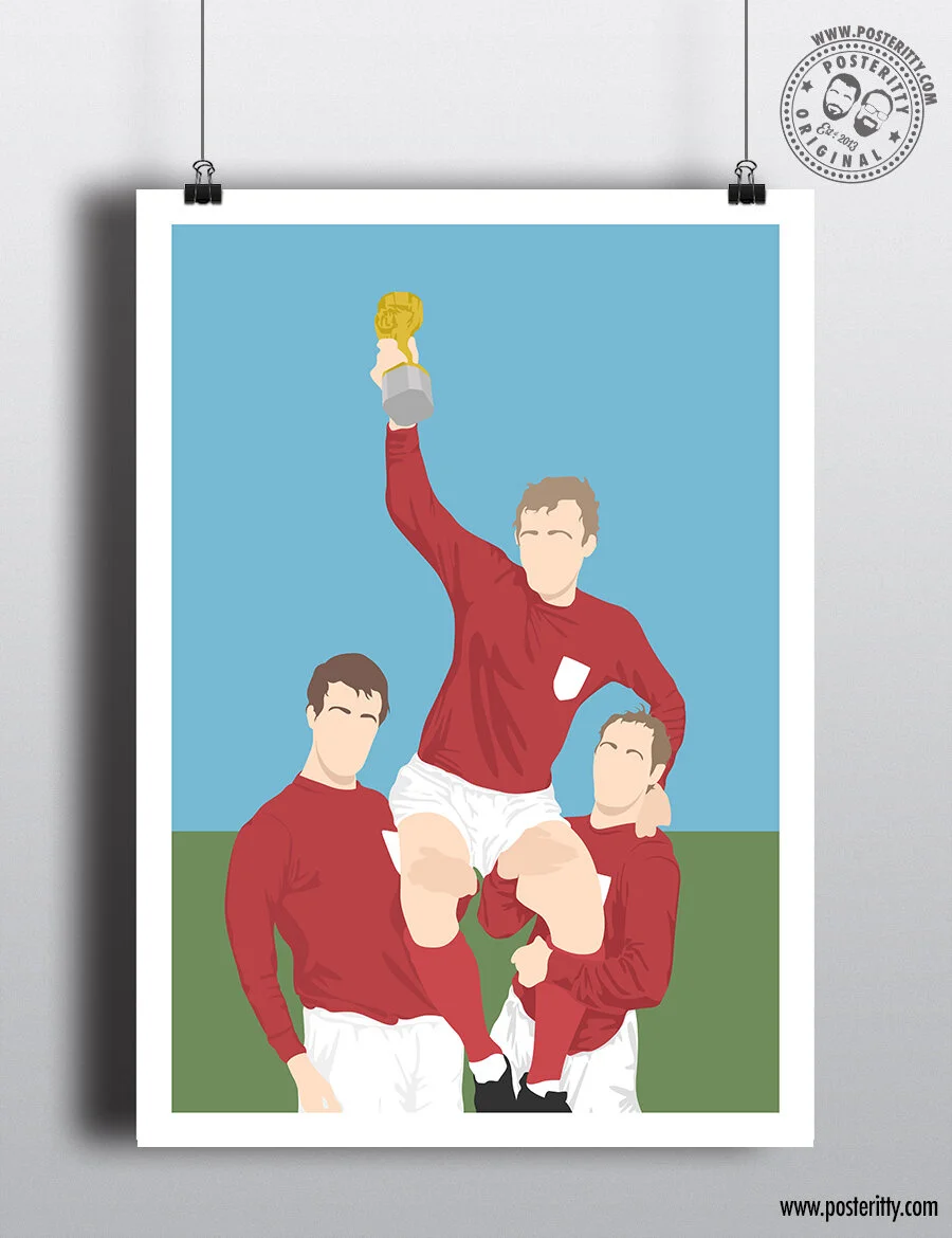 Bobby Moore - World Cup 1966 - Minimalist Poster