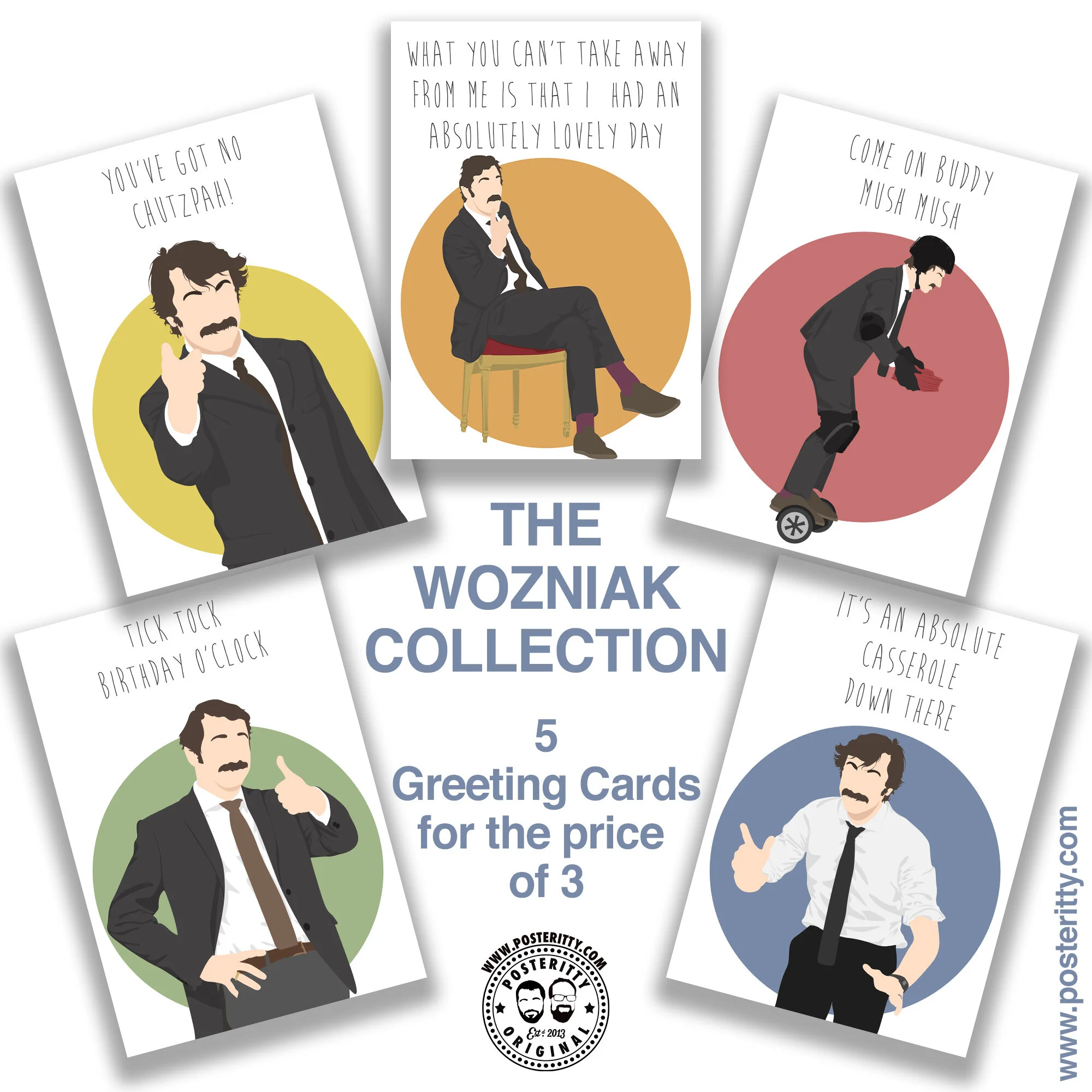 Mike Wozniak Collection - Minimalist Greeting Cards