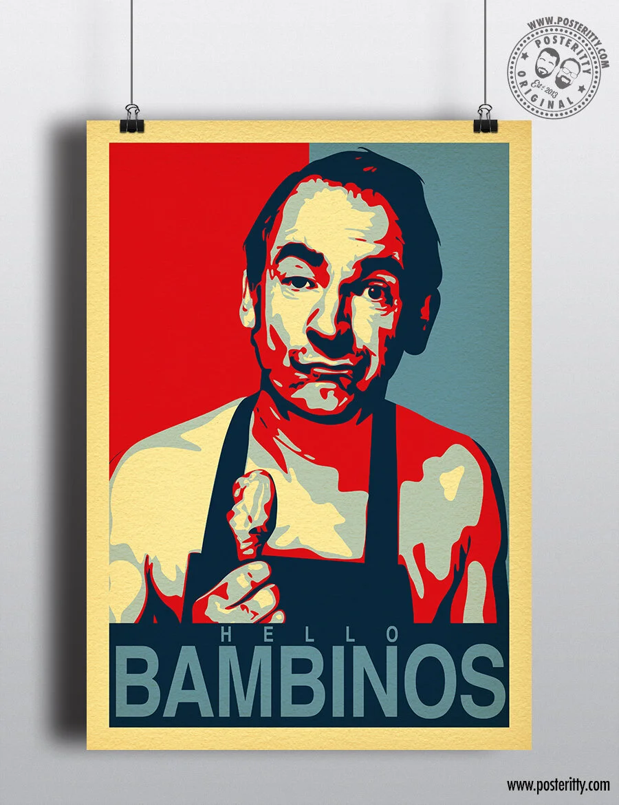 Martin (Friday Night Dinner) Hello Bambinos - Minimalist 'Hope' Poster