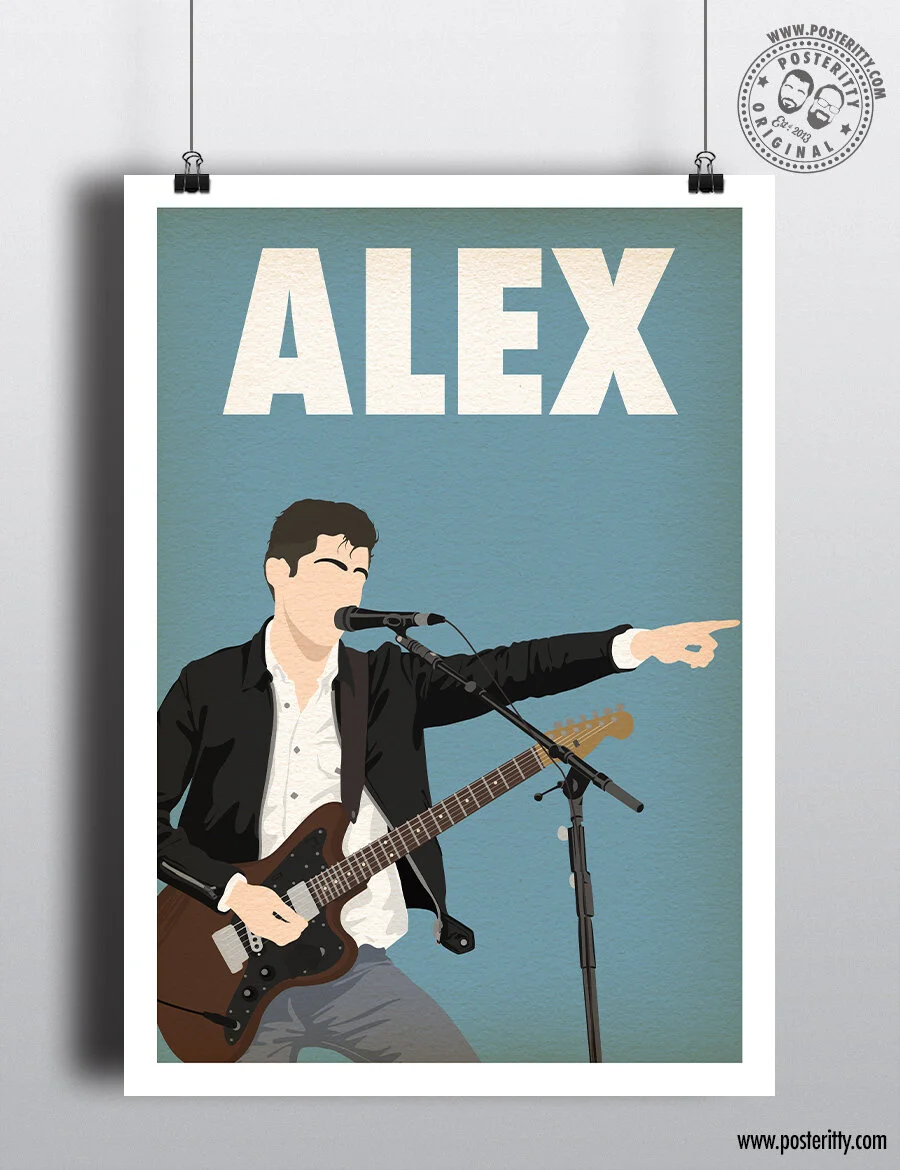 Alex Turner Music Icon - Minimalist Poster