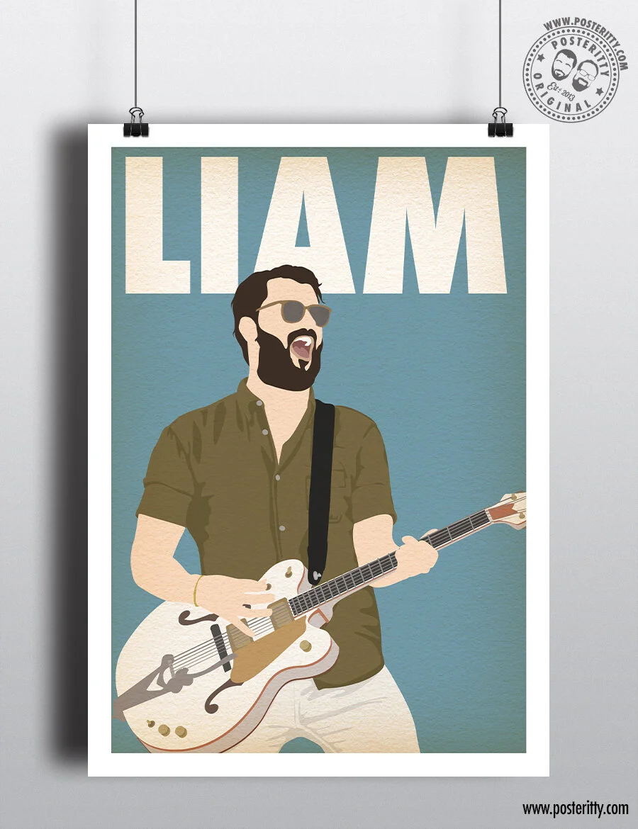 Liam Fray Music Icon - Minimalist Poster
