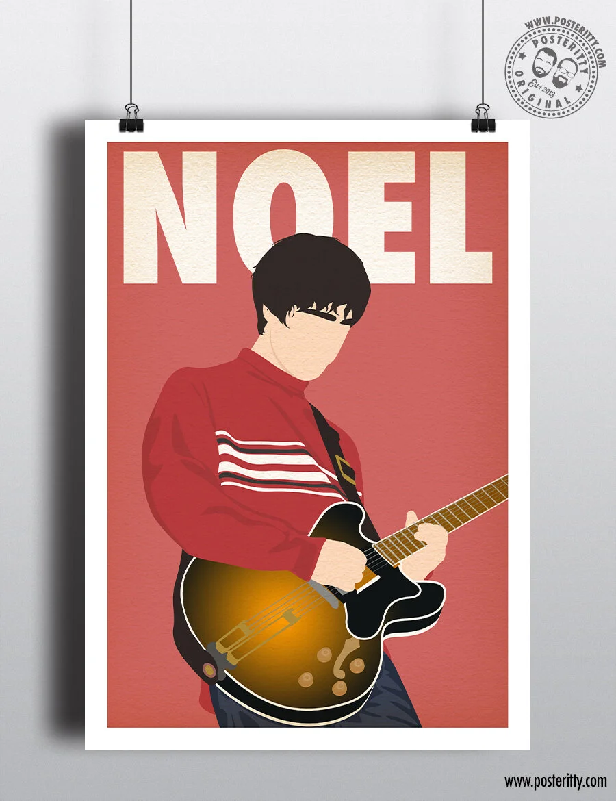 Noel Gallagher Music Icon - Minimalist Poster