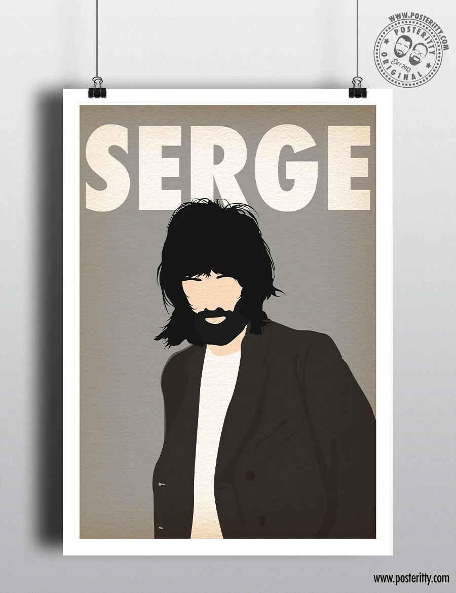Serge Pizzorno Music Icon - Minimalist Poster