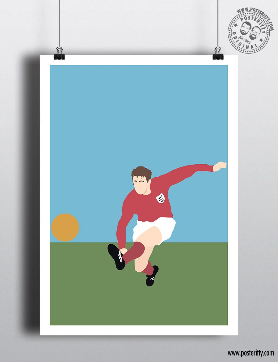 Geoff Hurst - World Cup 1966 - Minimalist Poster