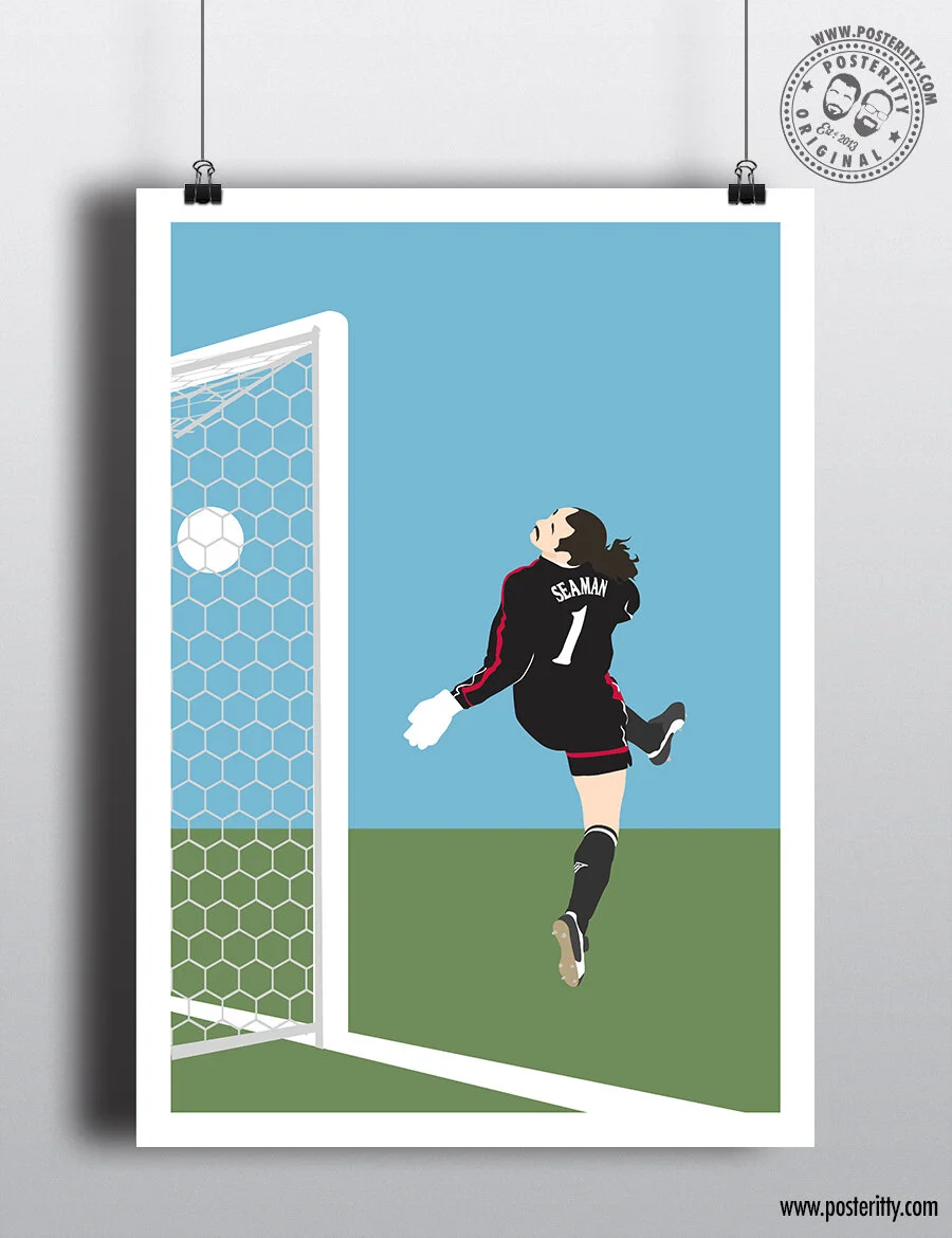 World Cup 2002 - Seaman Lob - Brazil - Minimalist Poster