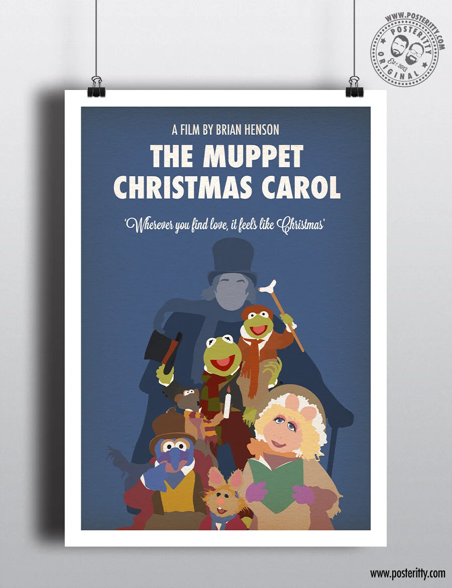 The Muppet Christmas Carol - Minimalist Christmas Movie Poster