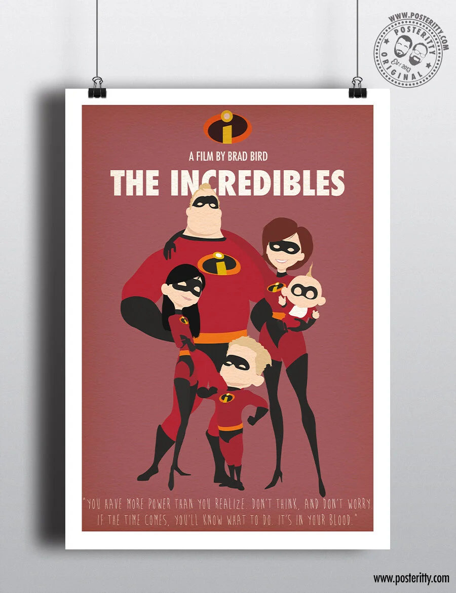The Incredibles - Minimalist Movie Poster