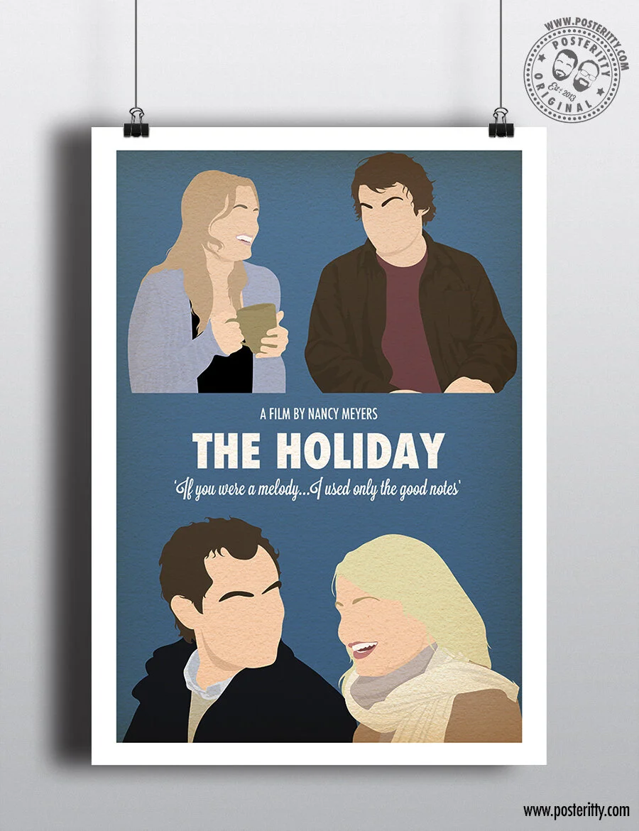 The Holiday - Minimalist Christmas Movie Poster