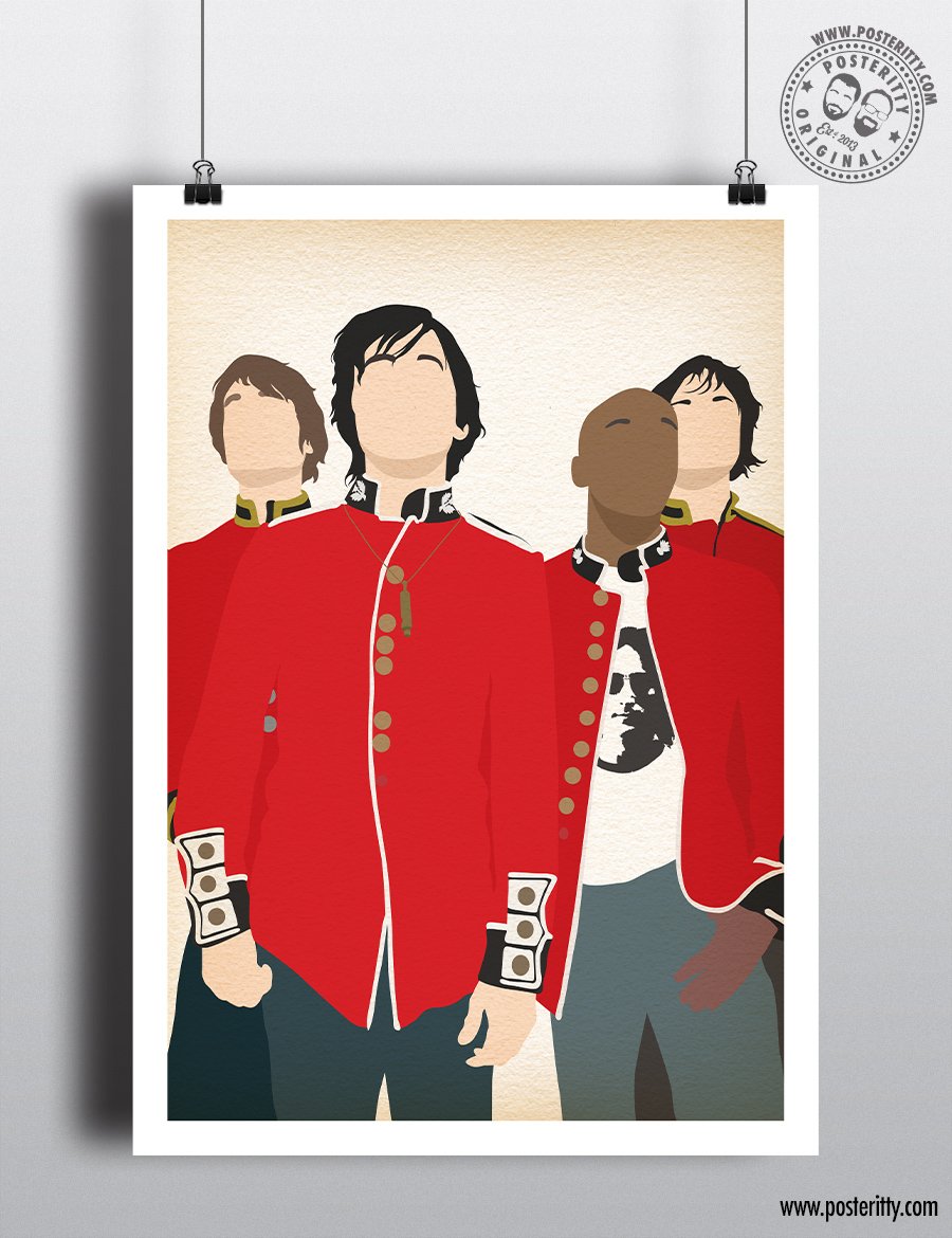 The Libertines (Red) - Minimalist Band Poster