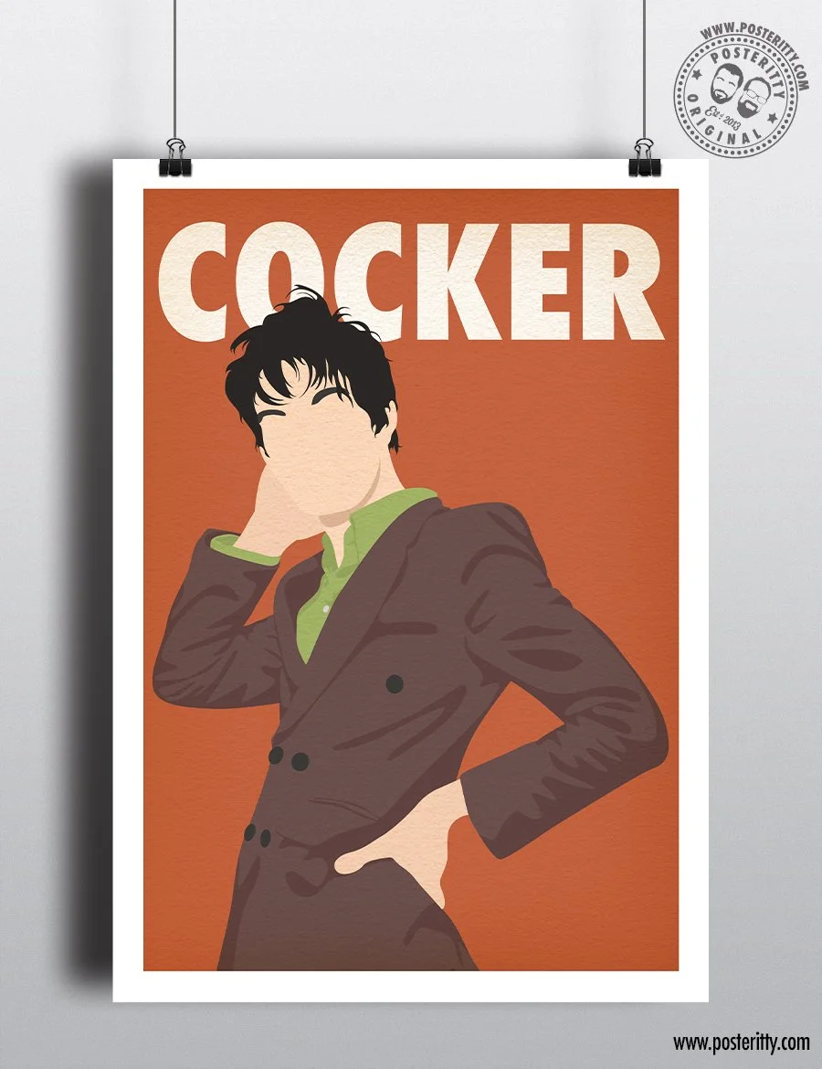 Jarvis Cocker (Young) Music Icon - Minimalist Poster