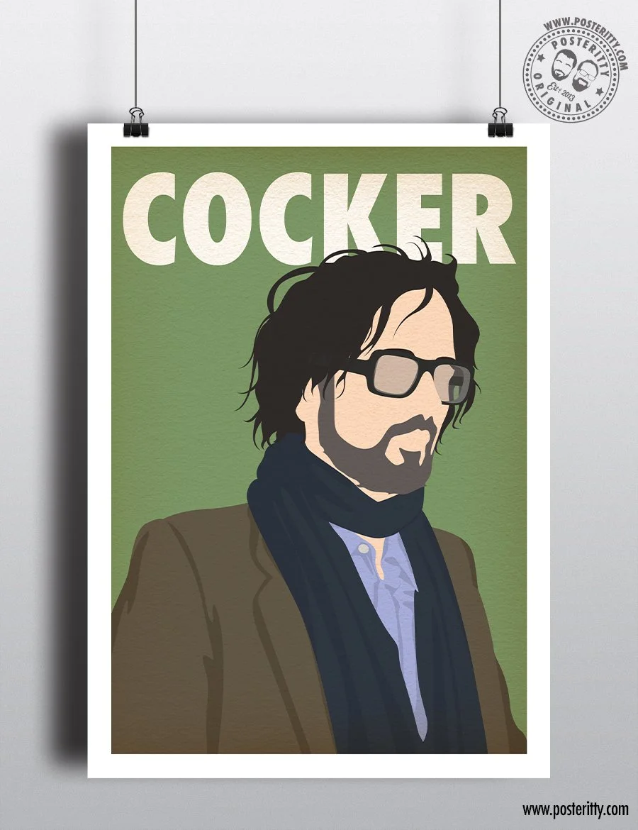 Jarvis Cocker (Recent) Music Icon - Minimalist Poster