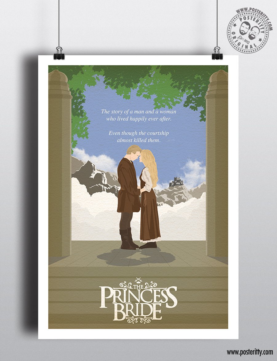 As you Wish Minimalist Movie Poster Minimal Posteritty Art THE PRINCESS BRIDE