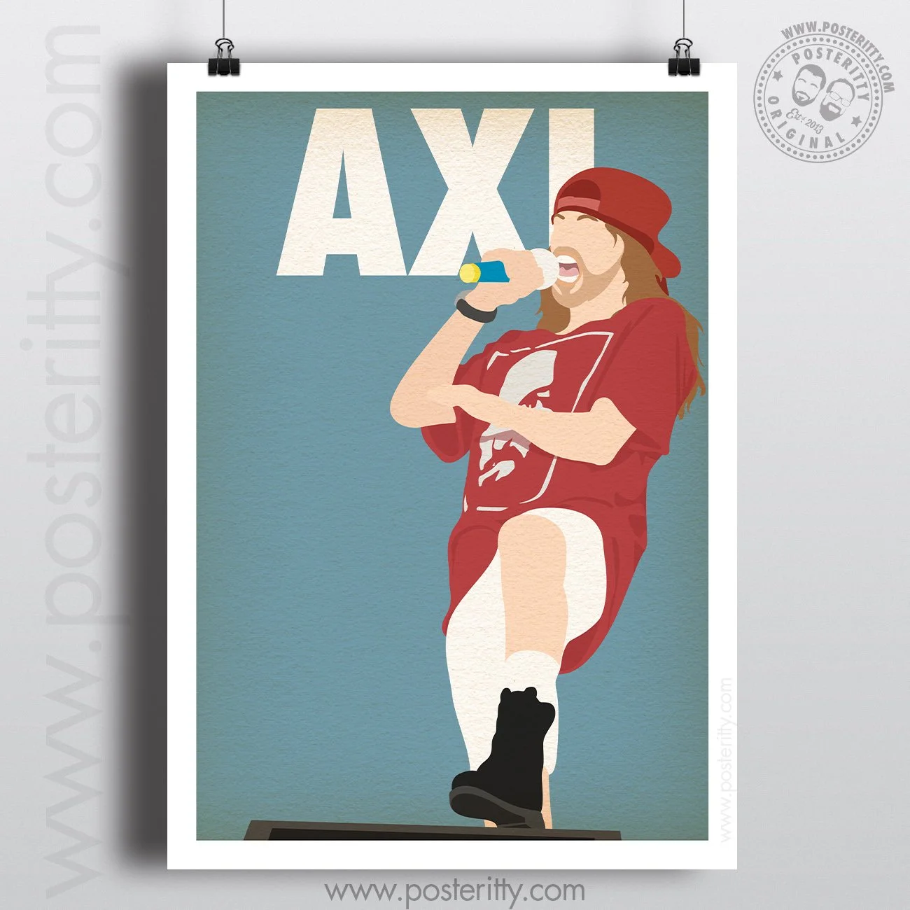 Axl Rose - Music Icon - Minimalist Poster