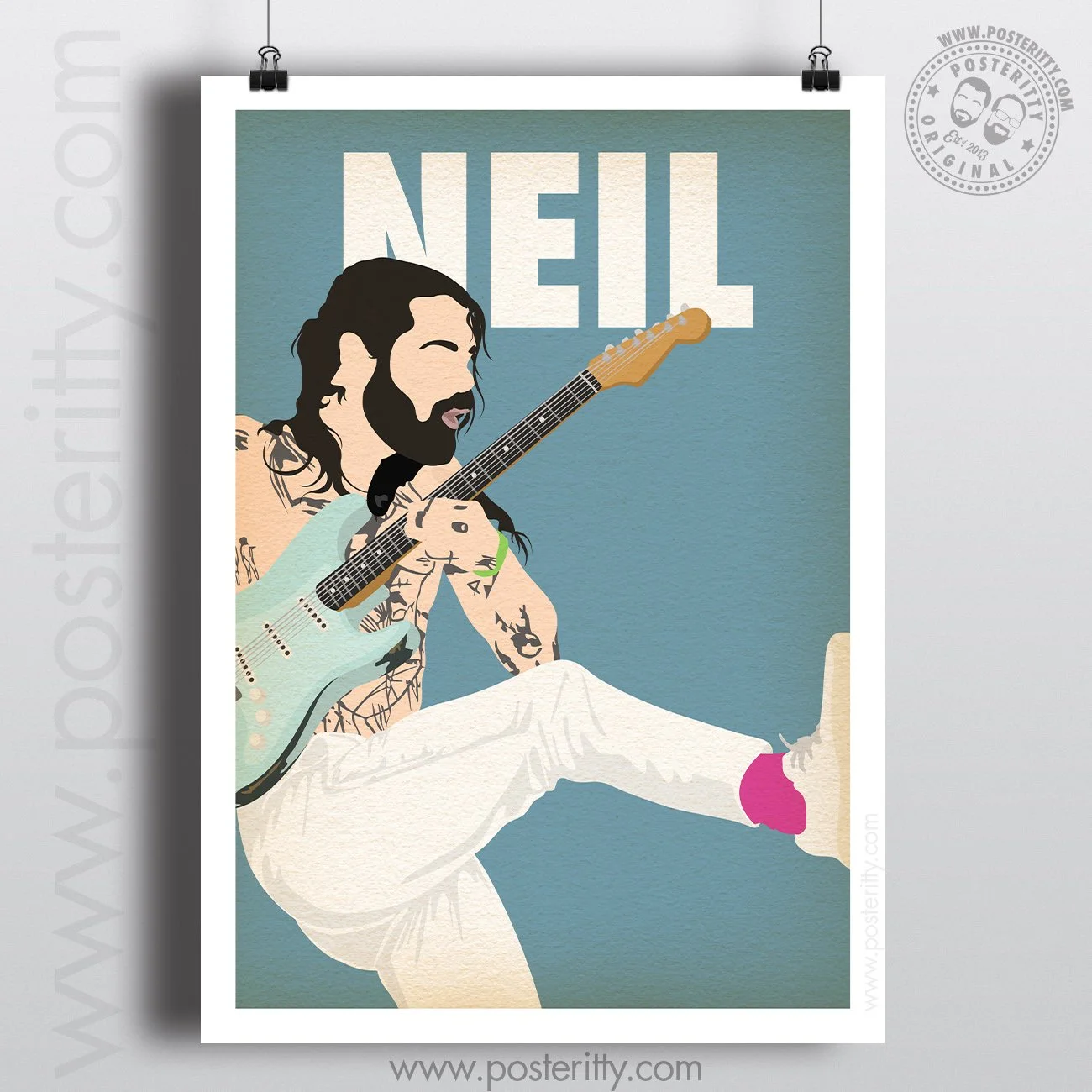 Simon Neil Music Icon - Minimalist Poster