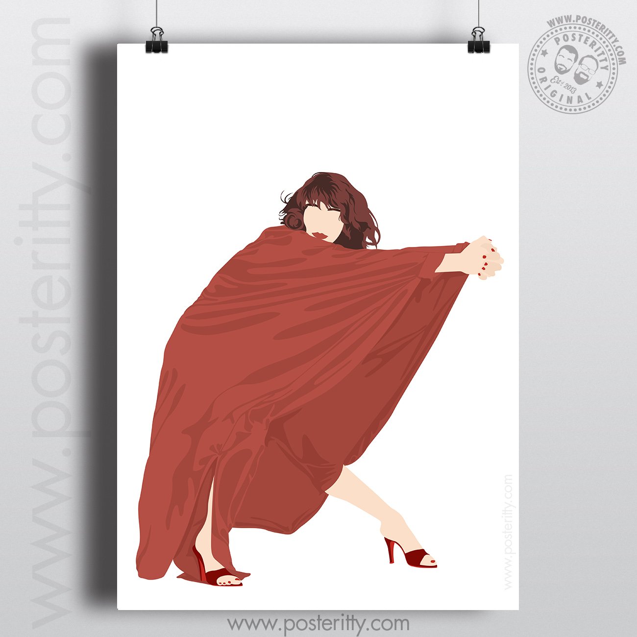 Kate Bush (Pose) - Minimalist Music Poster