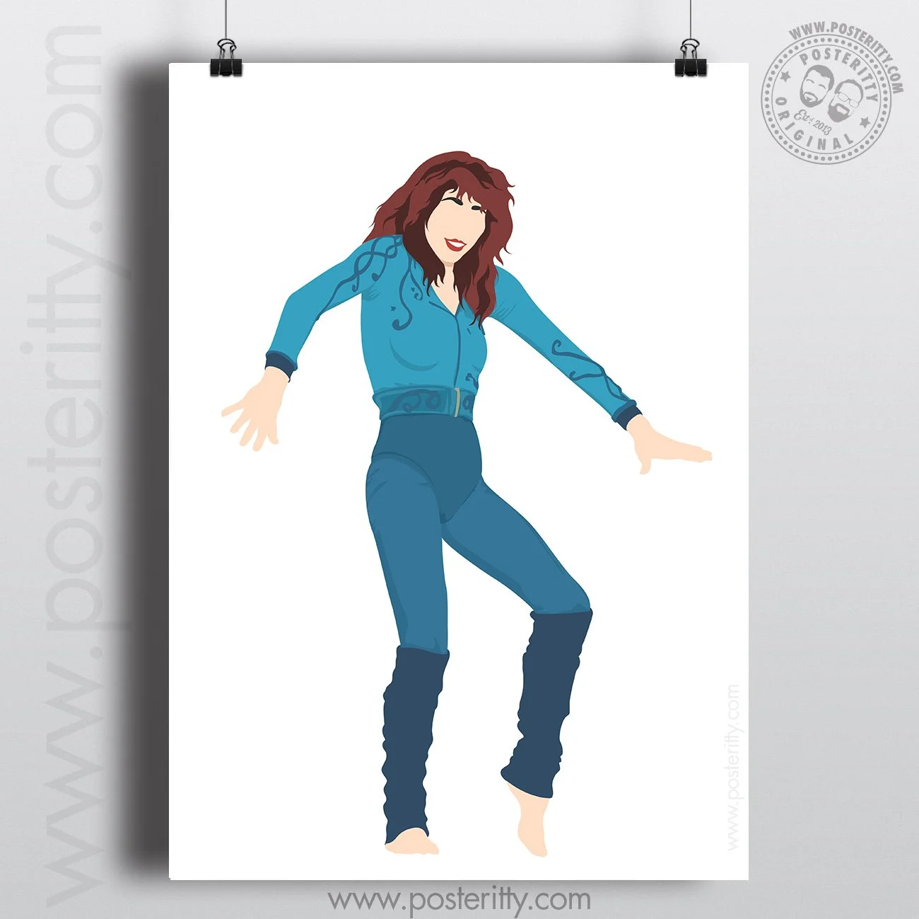 Kate Bush (Leotard) - Minimalist Music Poster