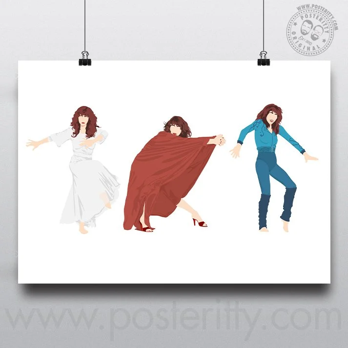 Kate Bush (Triple) - Minimalist Music Poster