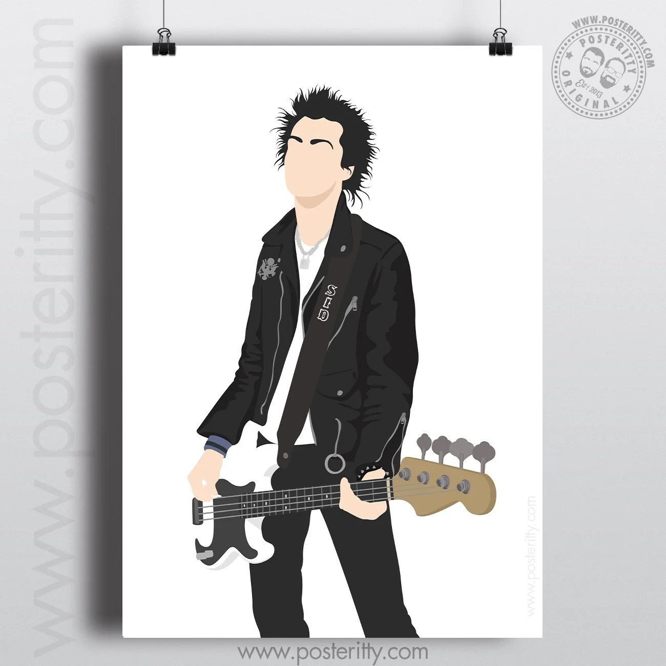 Sid Vicious (Sex Pistols) - Minimalist Poster