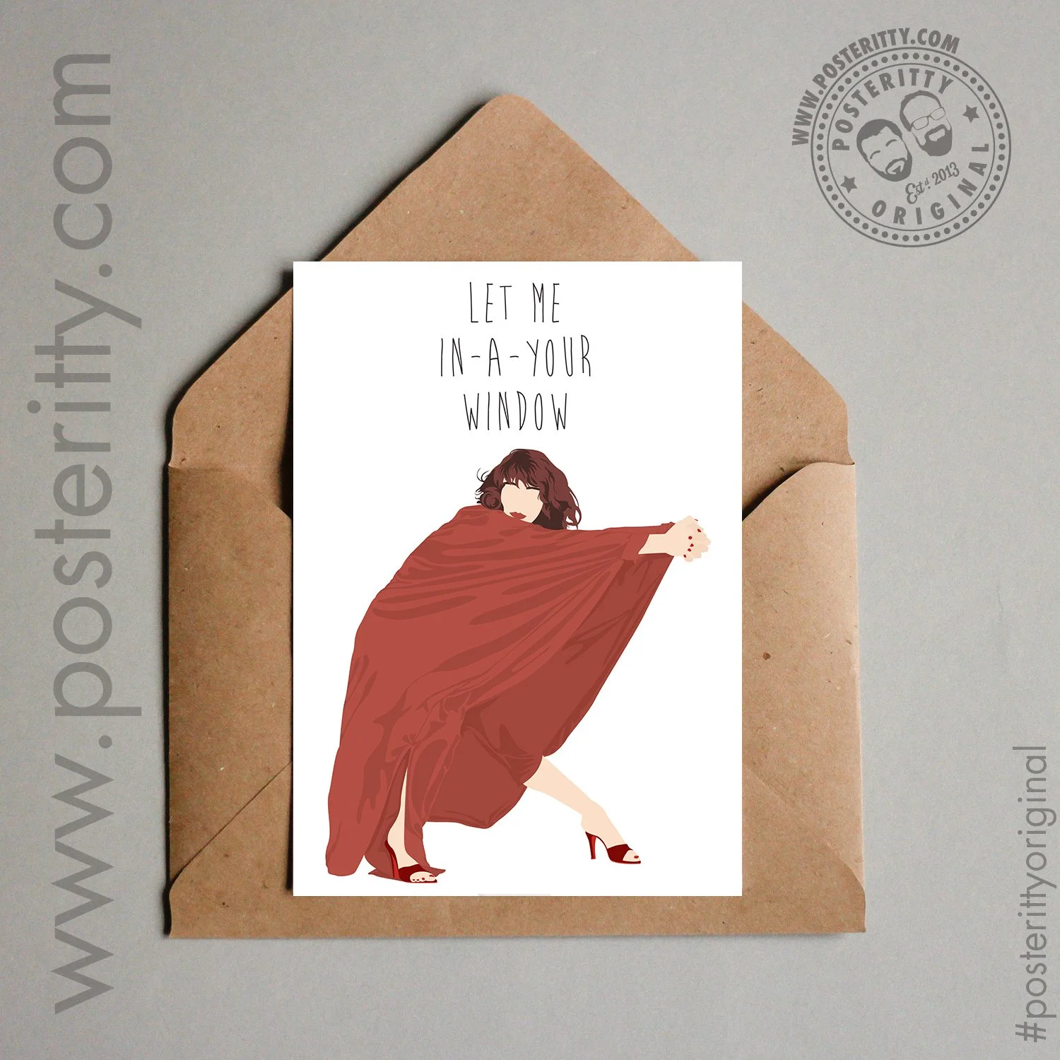 Kate Bush - ... Let Me In A Your Window... - Minimalist Music Lyrics Card