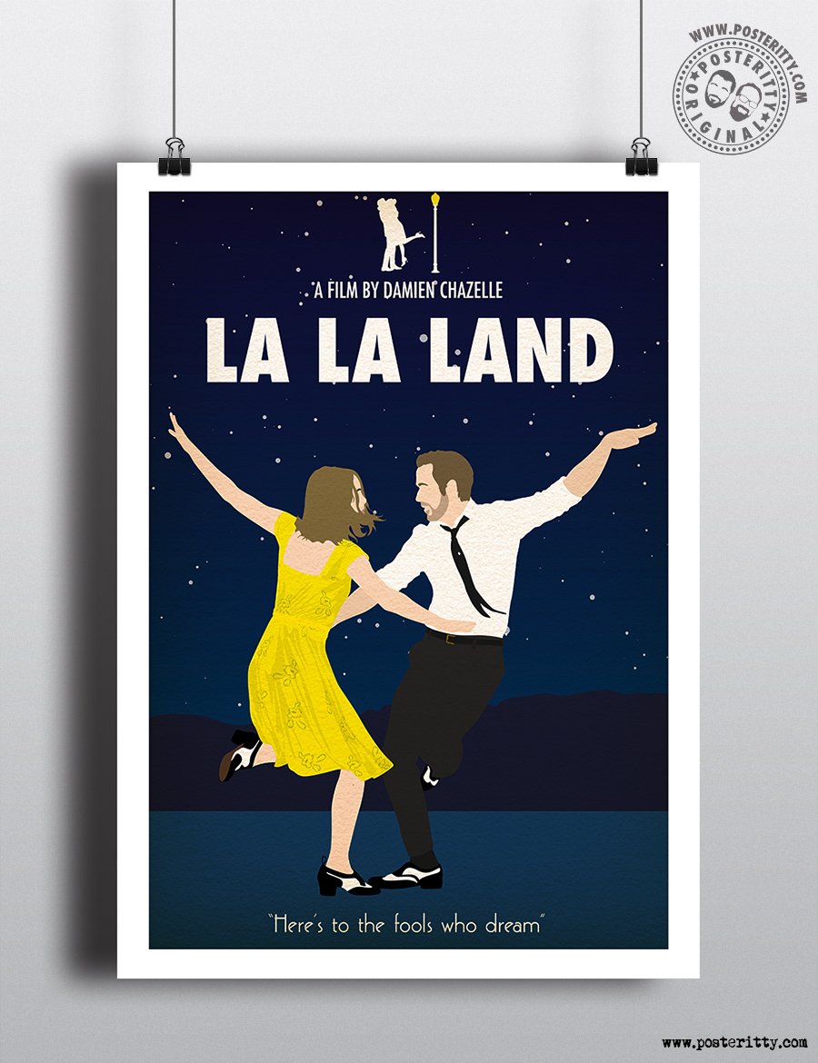 LA LA Land - Minimalist Movie Poster