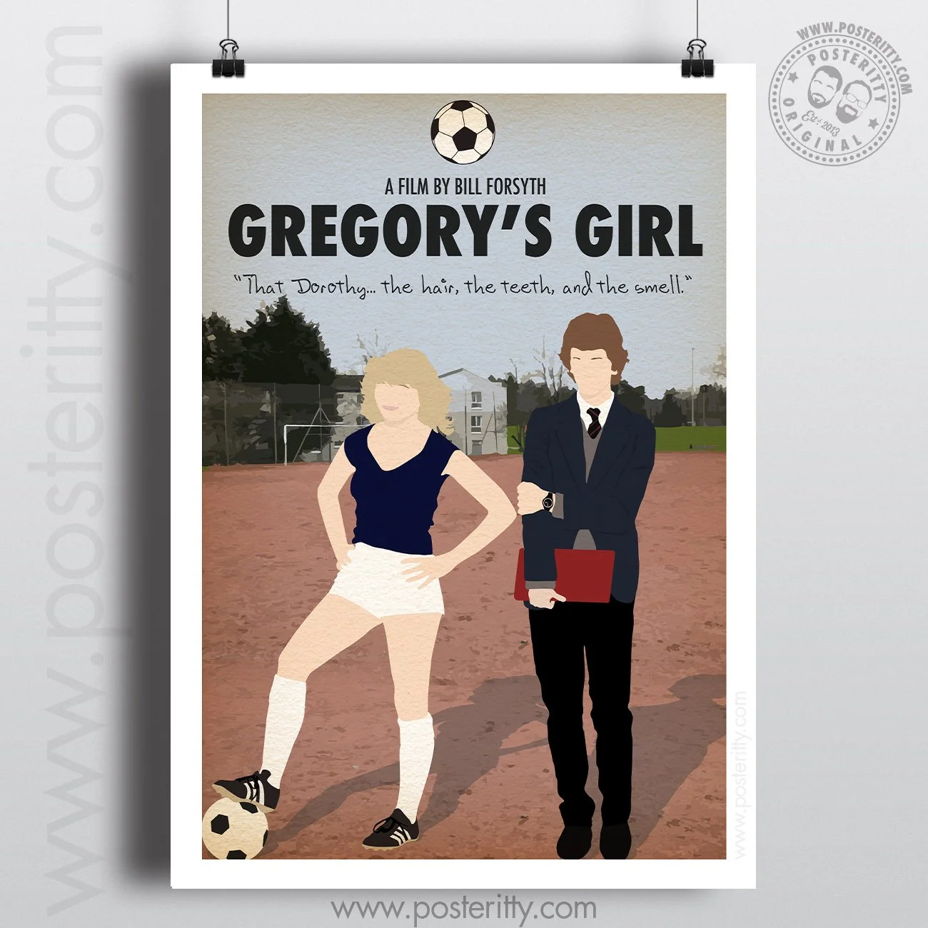 Gregory's Girl - Minimalist Group Poster