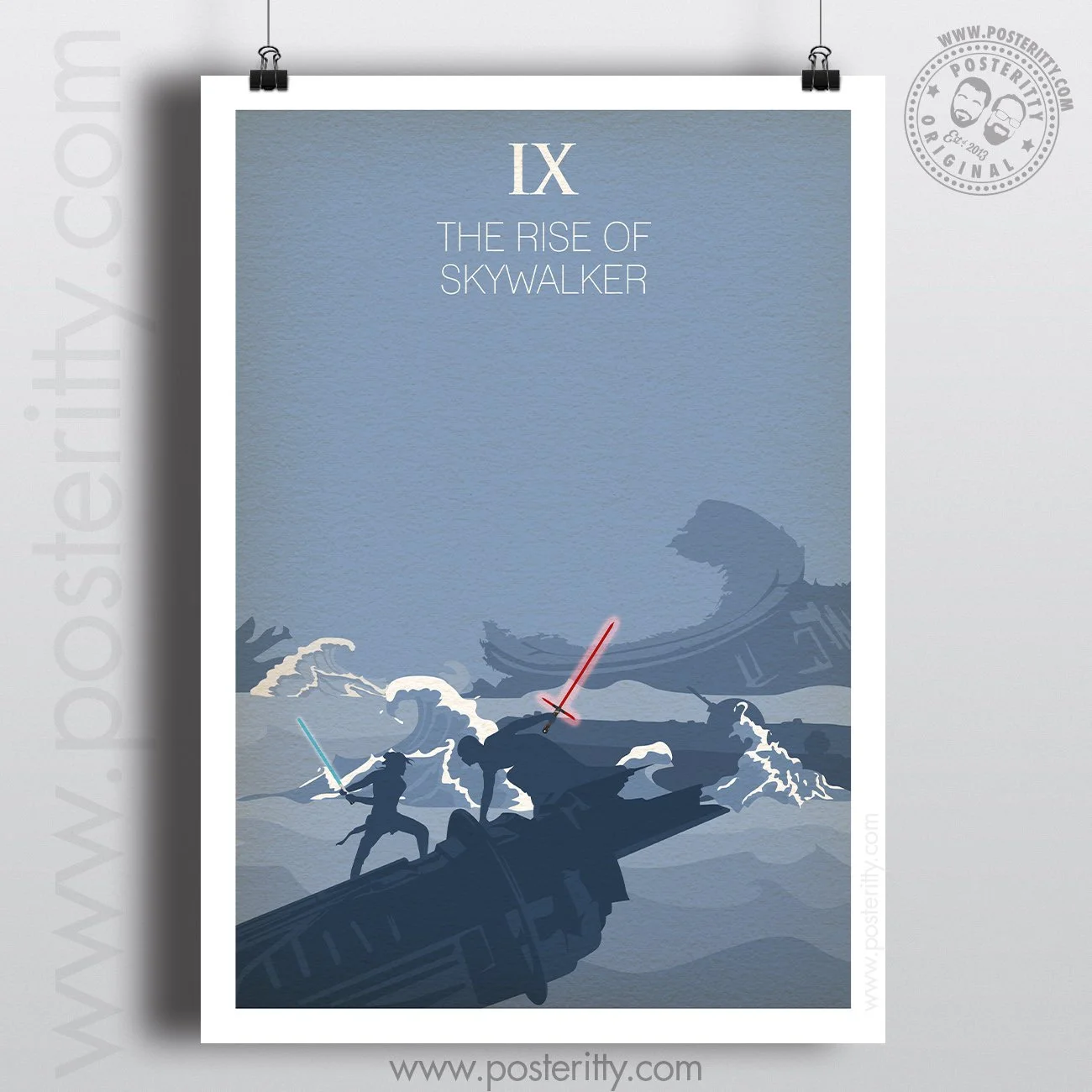 Star Wars Episode IX (The Rise of Skywalker) - Minimalist Movie Poster