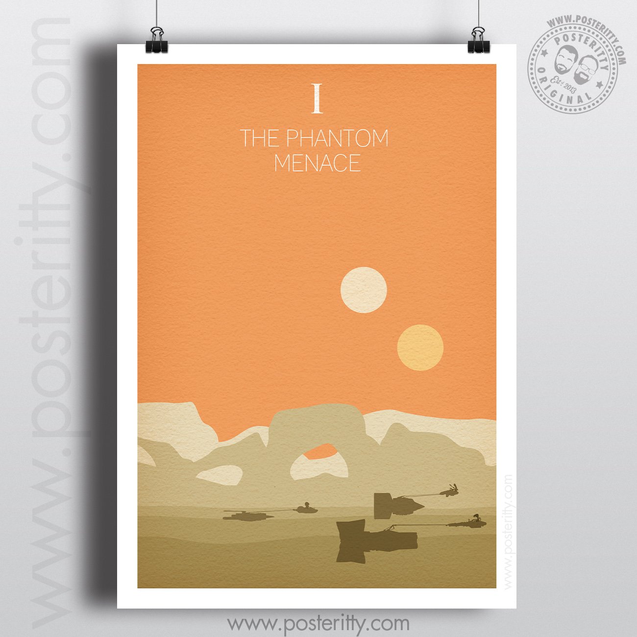 Star Wars Episode I (The Phantom Menace) - Minimalist Movie Poster