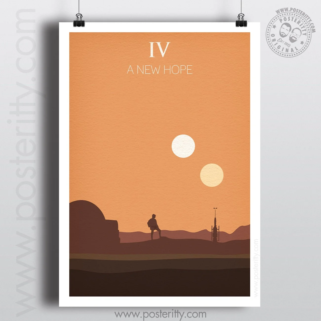 Star Wars Episode IV (A New Hope) - Minimalist Movie Poster
