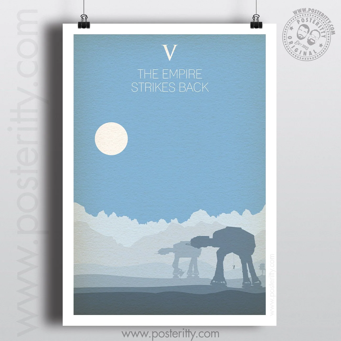 Star Wars Episode V (The Empire Strikes Back) - Minimalist Movie Poster