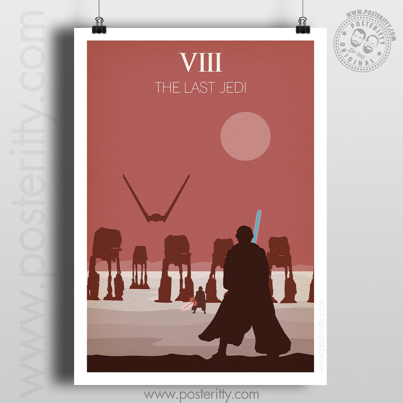 Star Wars Episode VIII (The Last Jedi) - Minimalist Movie Poster
