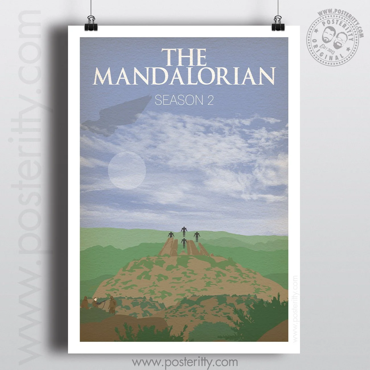 Mandalorian Season 2 - A Star Wars Series - Minimalist Movie Poster