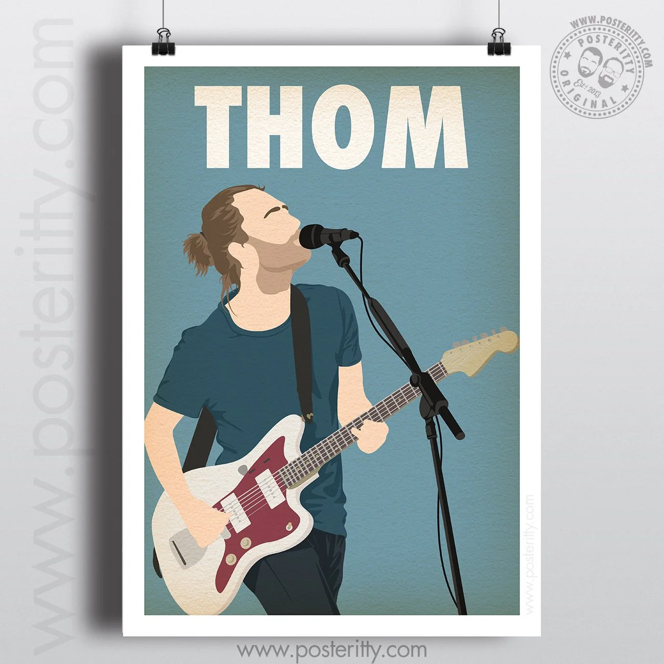 Thom Yorke Music Icon - Minimalist Poster